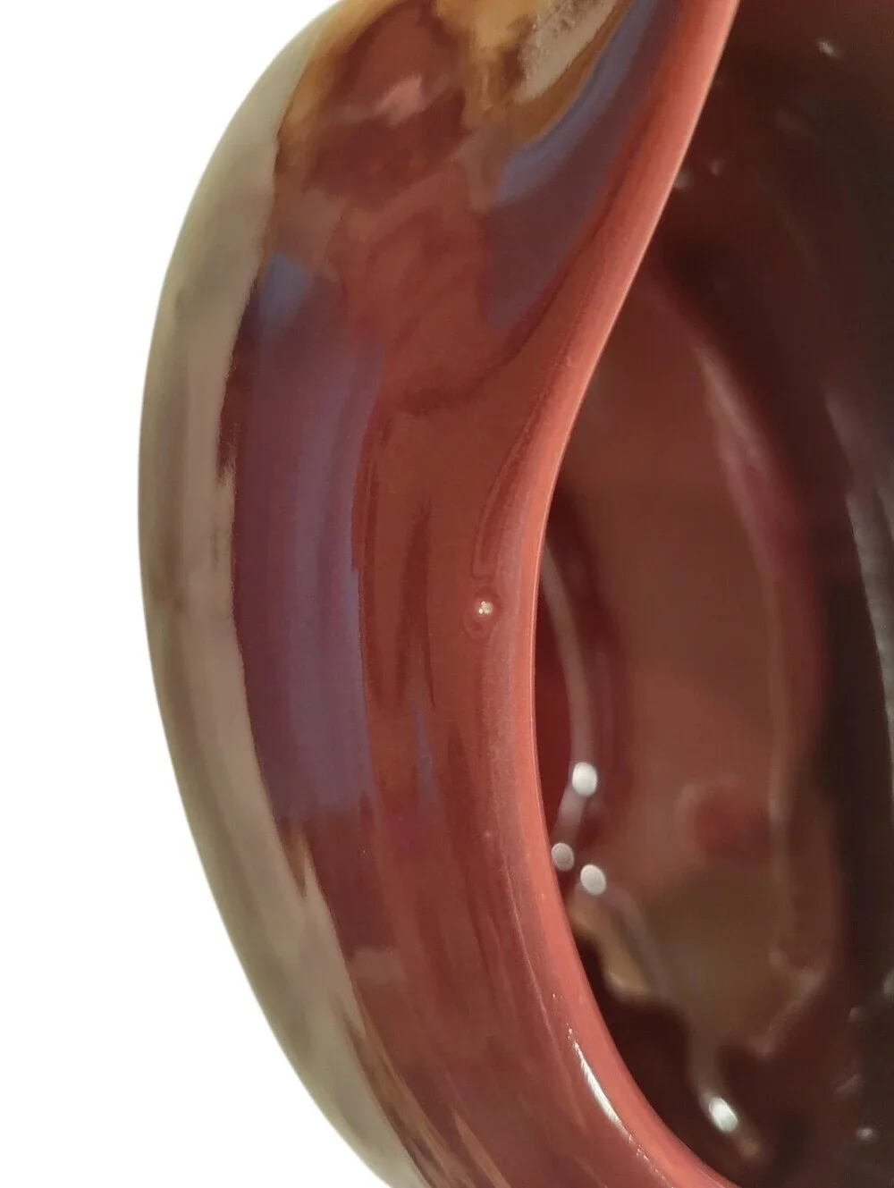 Fiesta Ware Claret Sauceboat Gravy Boat Burgundy Retired Color USA